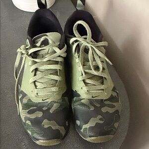 Nike Air Max Tavas Green Camo Sneakers